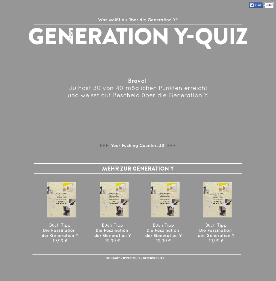 Quiz-Aufölsung GenerationY