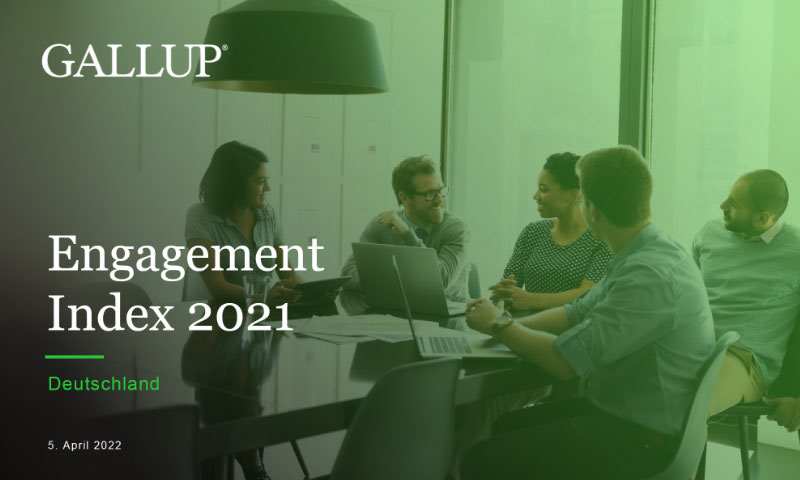 Gallup Engagement Index Deutschland 2021